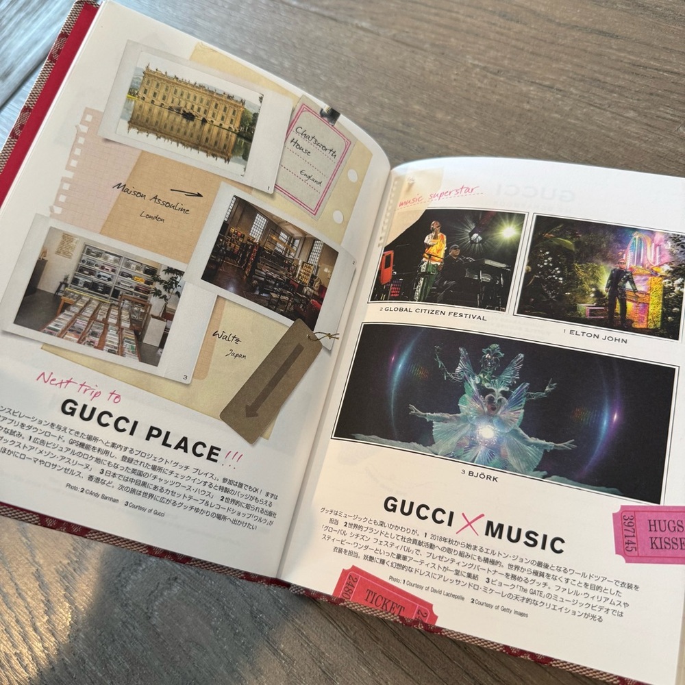 NIP GUCCI "My Scrapbook" Limited Edition Notebook BAILA 2018 Japan Exclusive - Picture 13 of 16